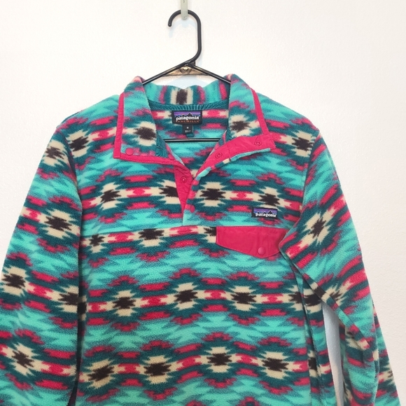 PATAGONIA Synchilla Snap-T Fleece Pullover Sweater in Wild Desert Green - Picture 3 of 9